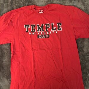 Jansport Red Temple University Dad Tee